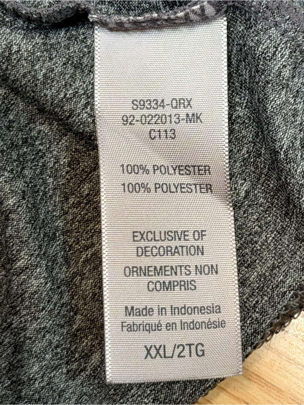 Champion XXL Gray Heather Performance Athletic T-Shirt Moisture Wicking Active - Picture 3 of 7